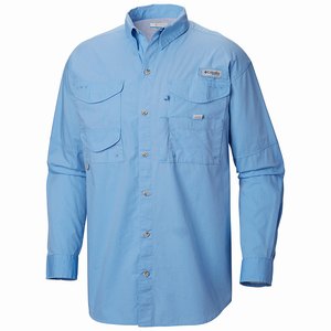 Columbia PFG Bonehead™ Långärmad Tröja Herr Blå (CHZJL4689)